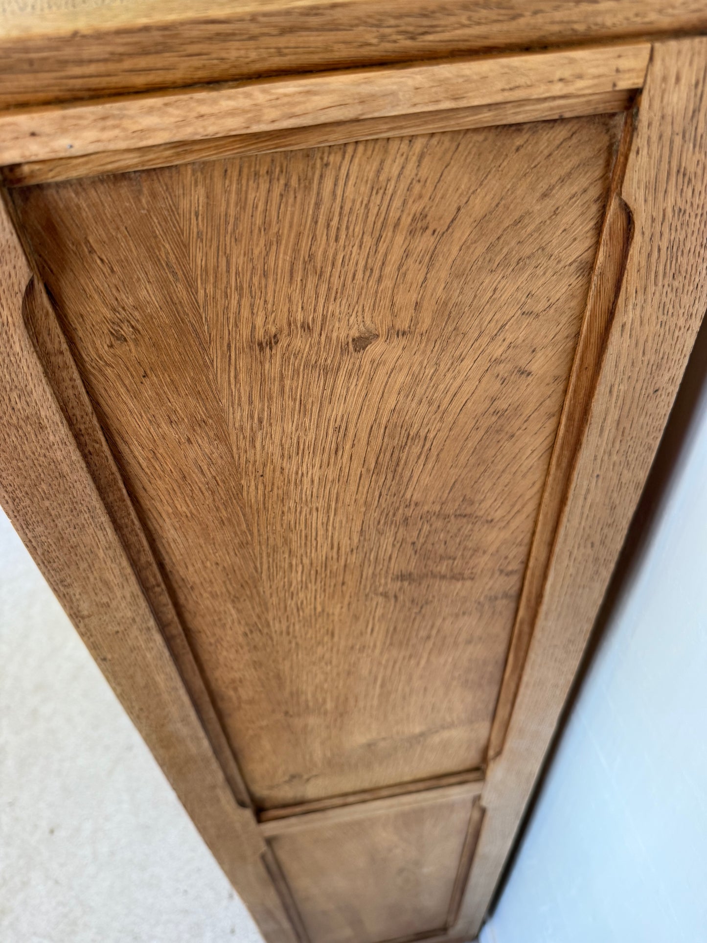 Secrétaire bureau vintage en bois esprit meuble de métier