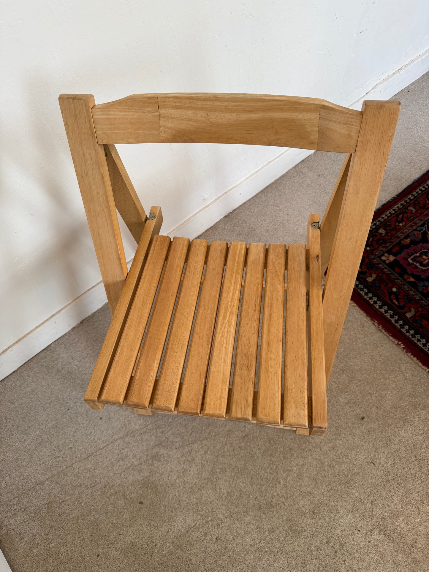 Chaise pliable Aldo Jacober en bois