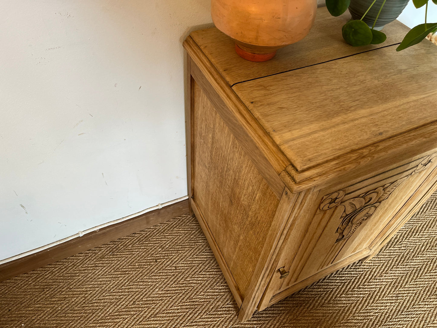 Confiturier art déco en bois