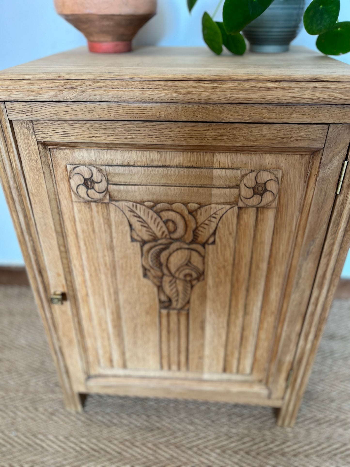Confiturier art déco en bois
