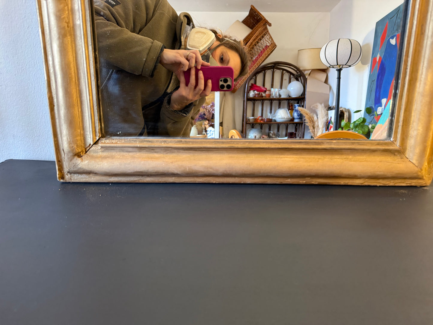 Miroir Louis Philippe ancien (grand format)