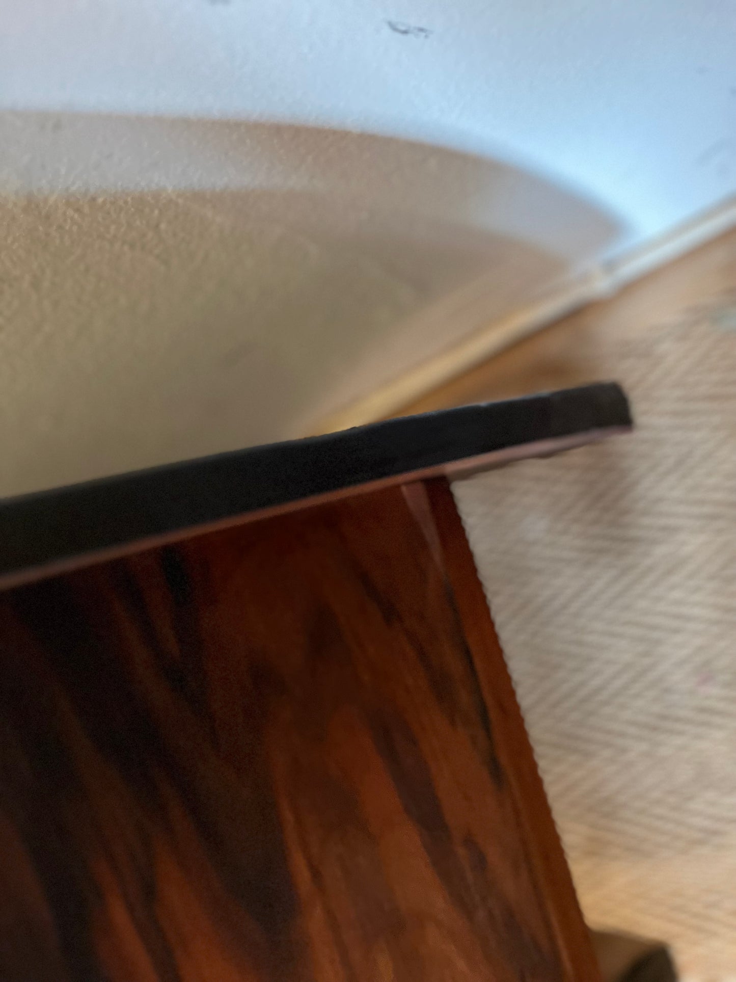 Chevet table d'appoint art déco placage en loupe